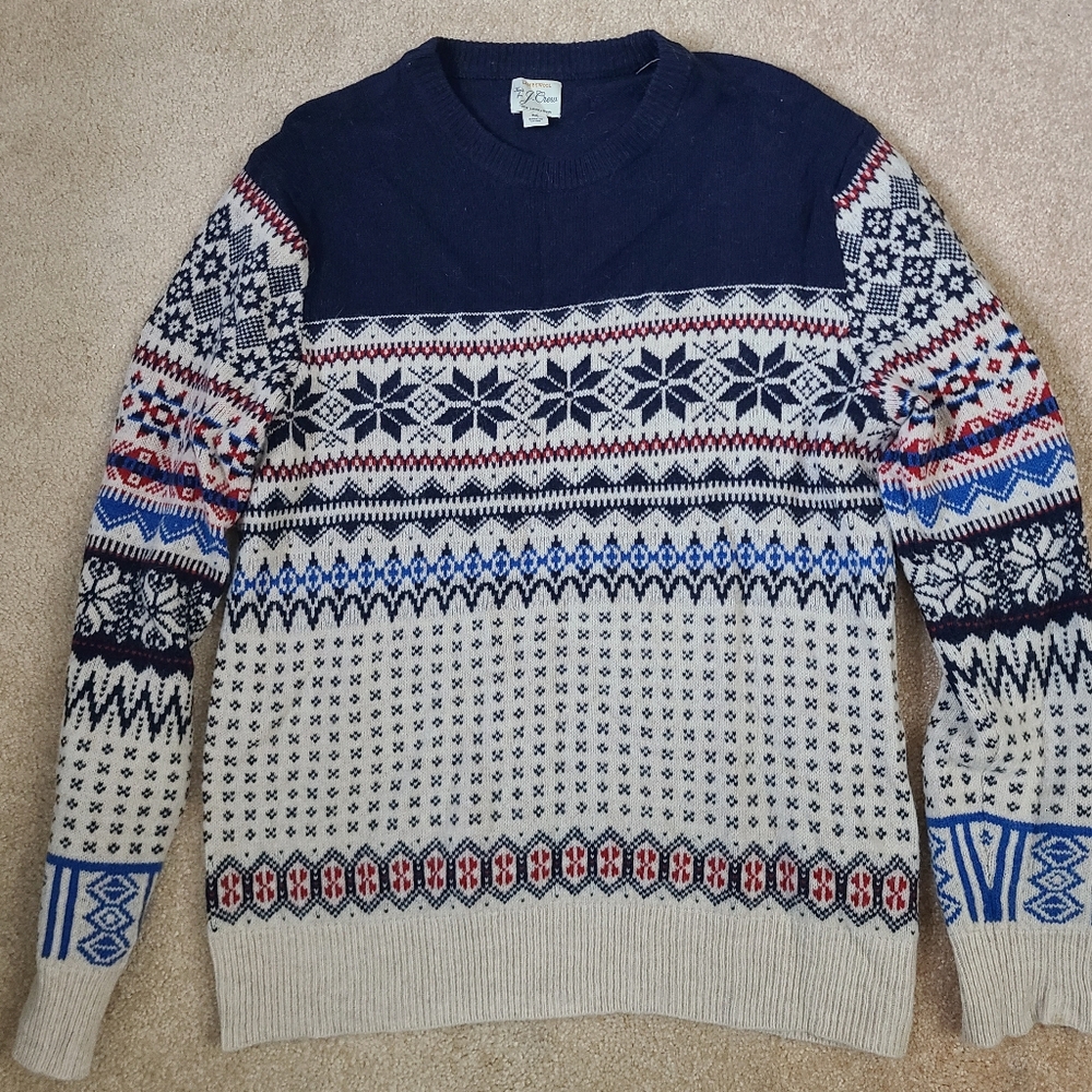 J Crew Lambswool Sweater
